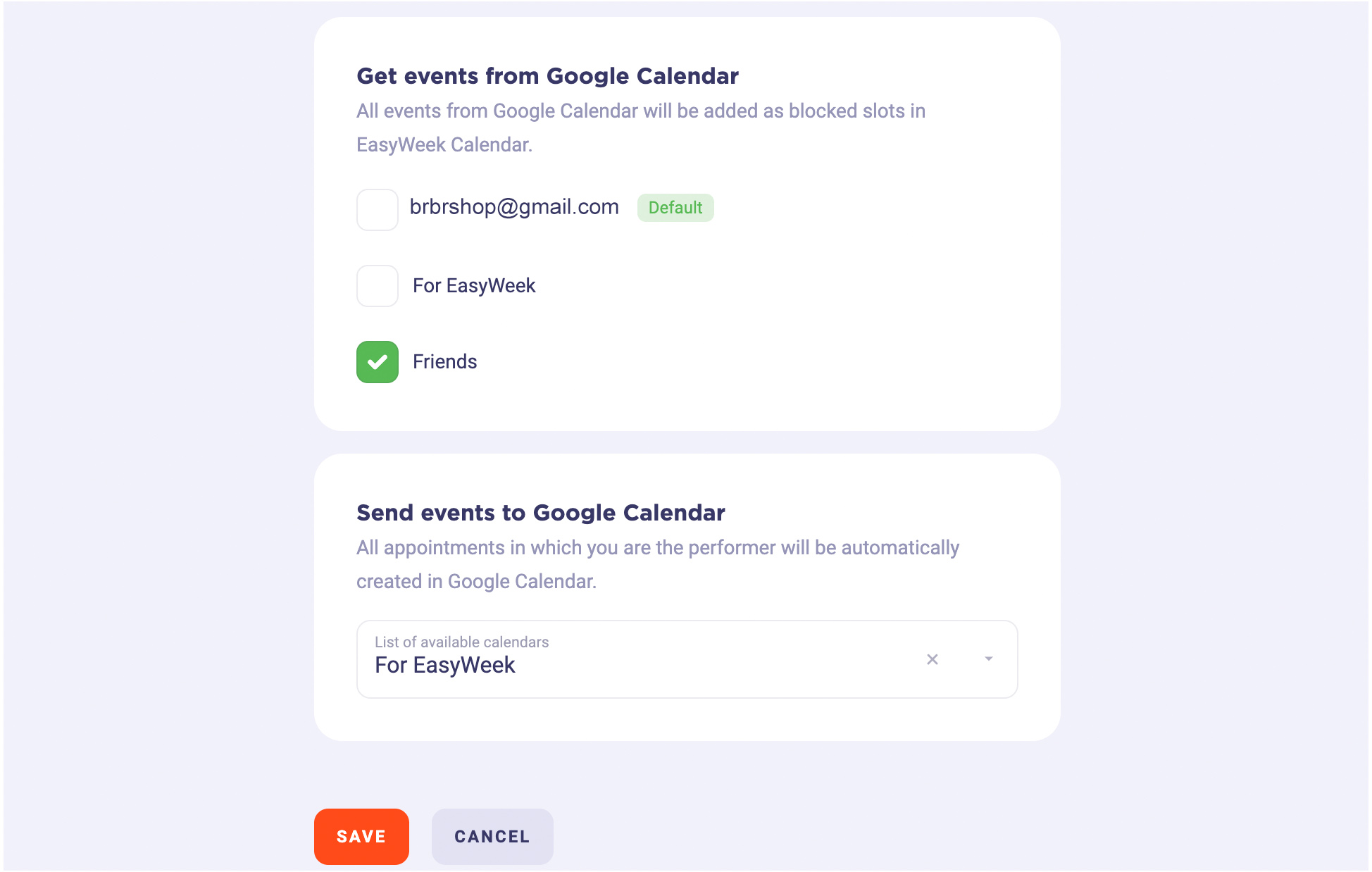 Google Calendar EasyWeek integration Help Center